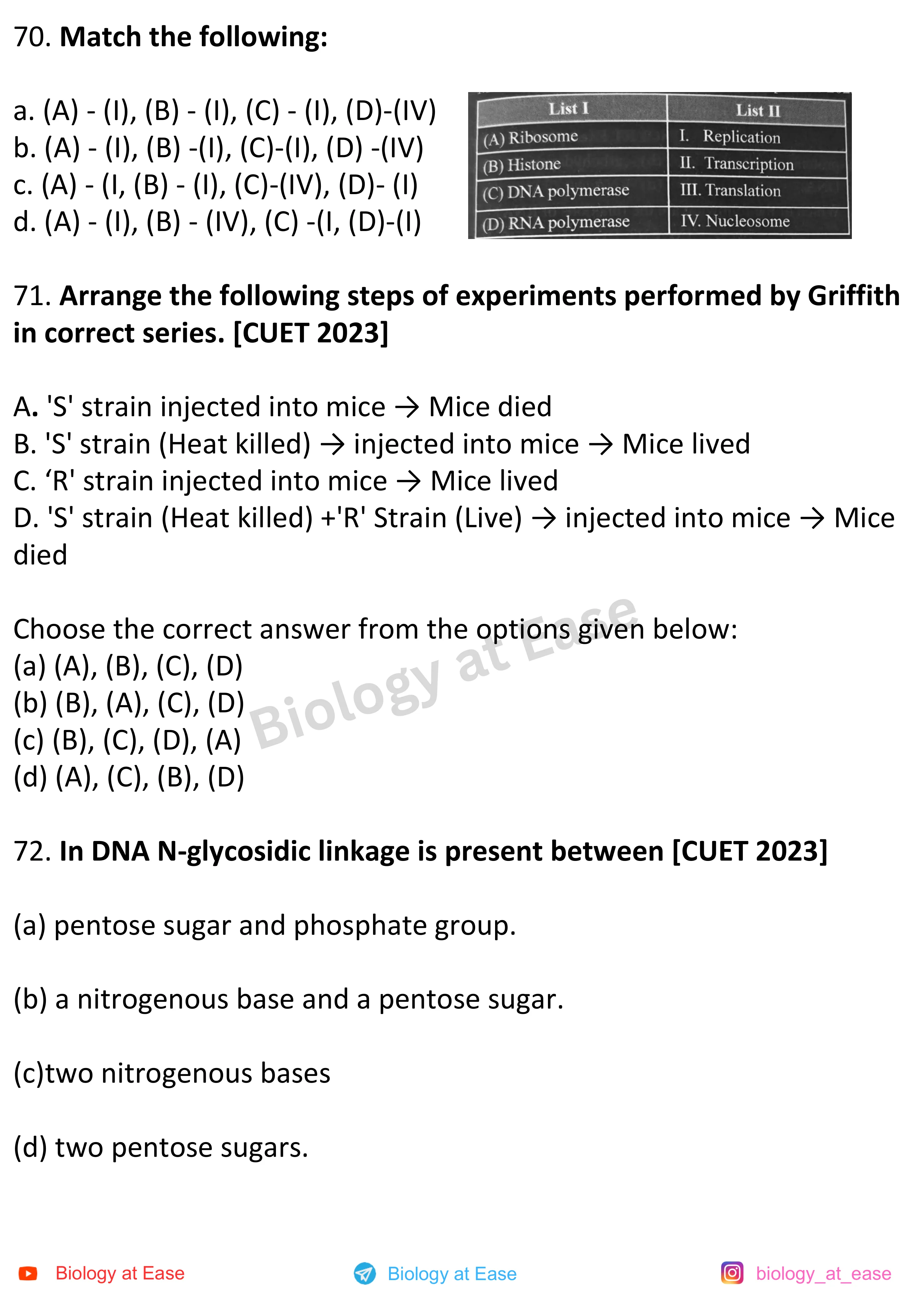 NEET Biology Full Syllabus Mock question sheet image 24