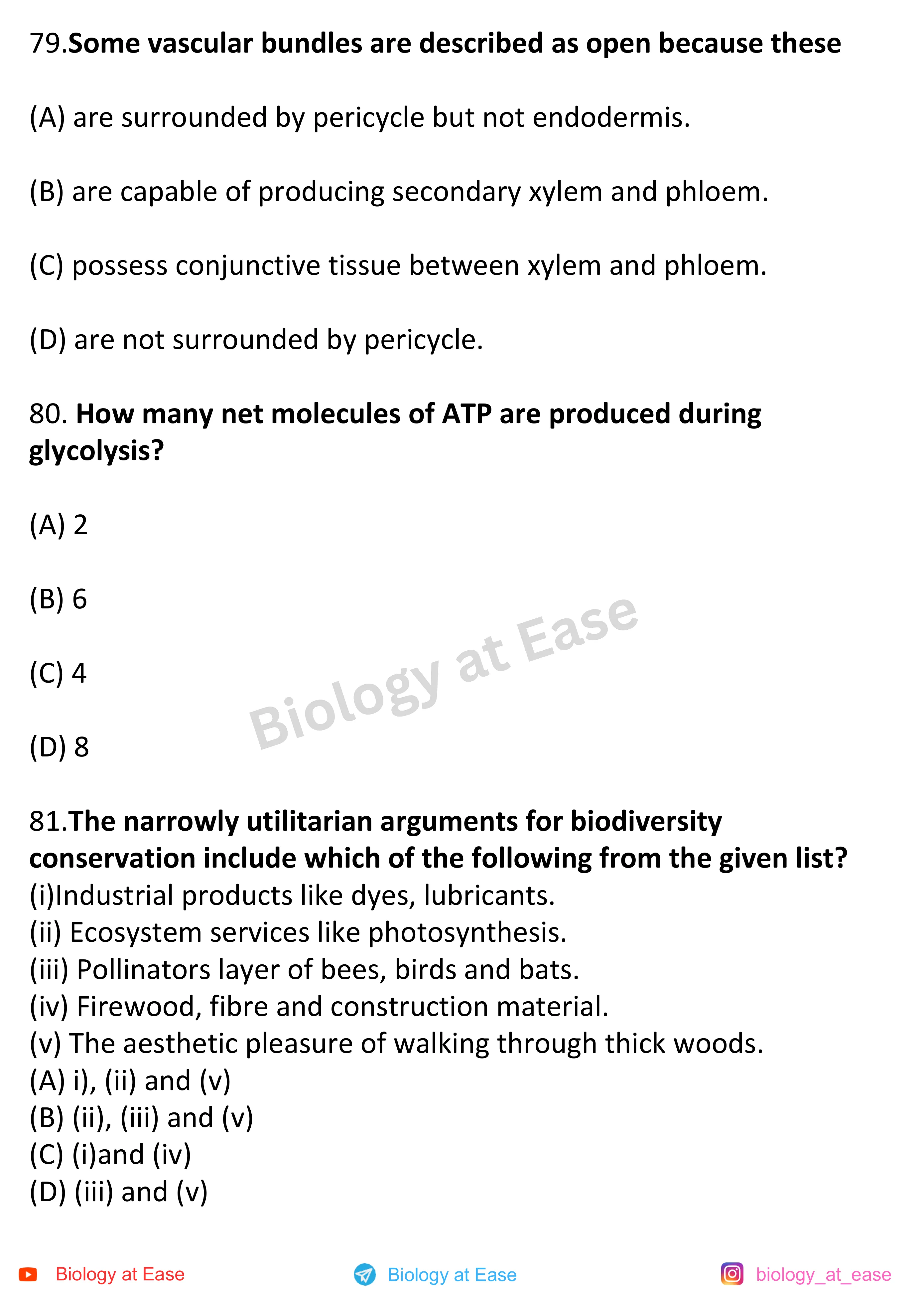 NEET Biology Full Syllabus Mock question sheet image 27