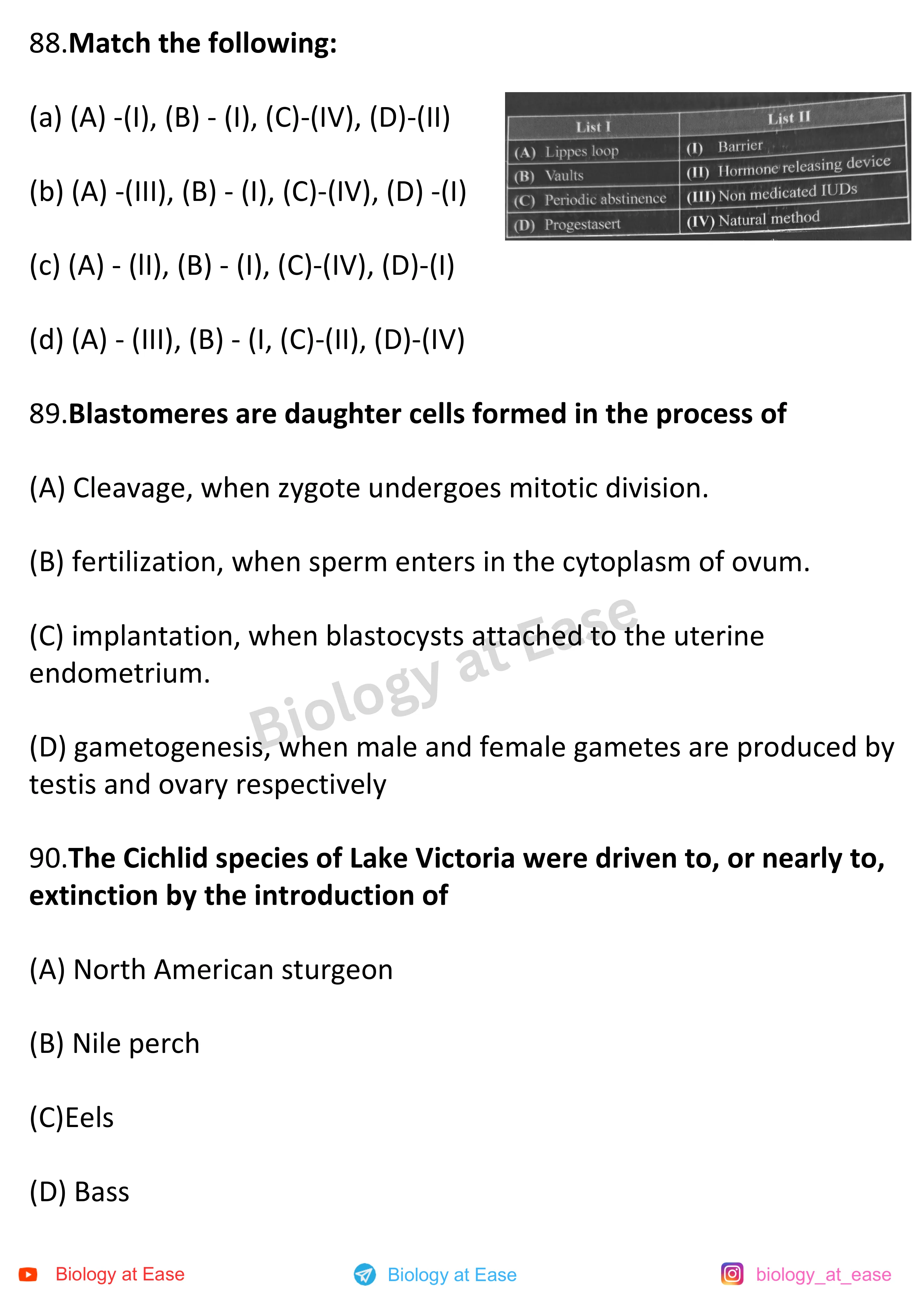 NEET Biology Full Syllabus Mock question sheet image 30