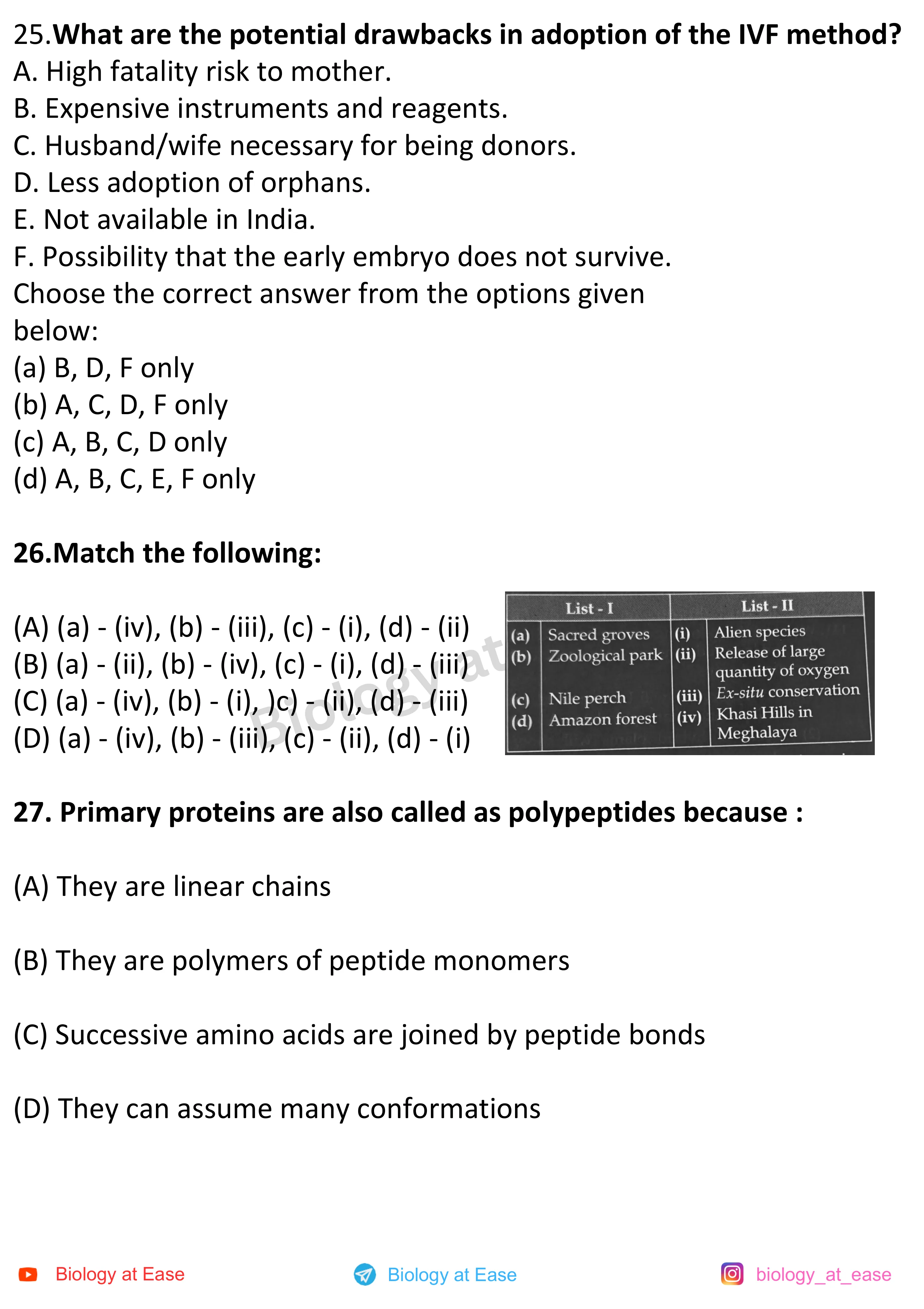 NEET Biology PYQs Mock question sheet image 9