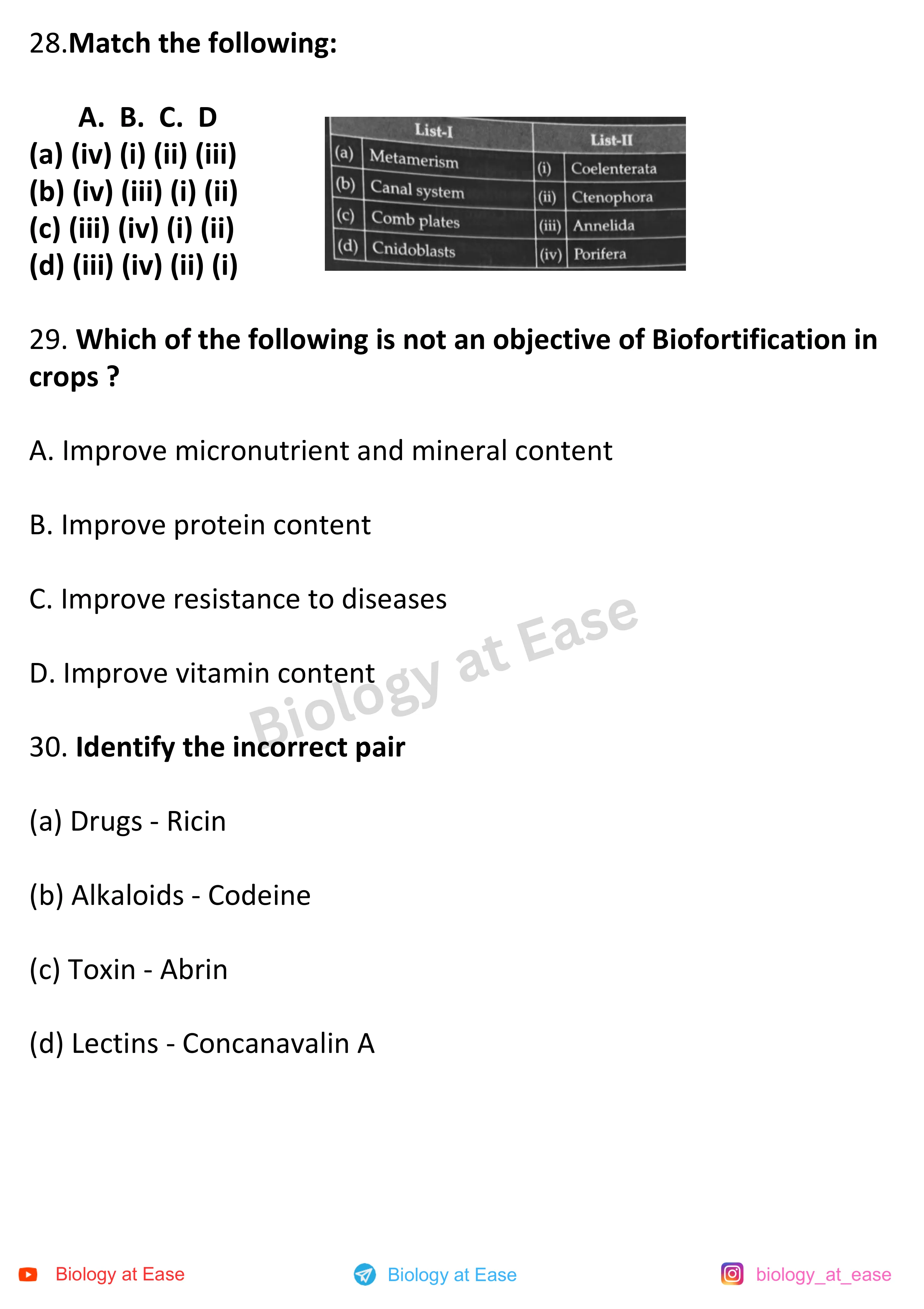 NEET Biology PYQs Mock question sheet image 10