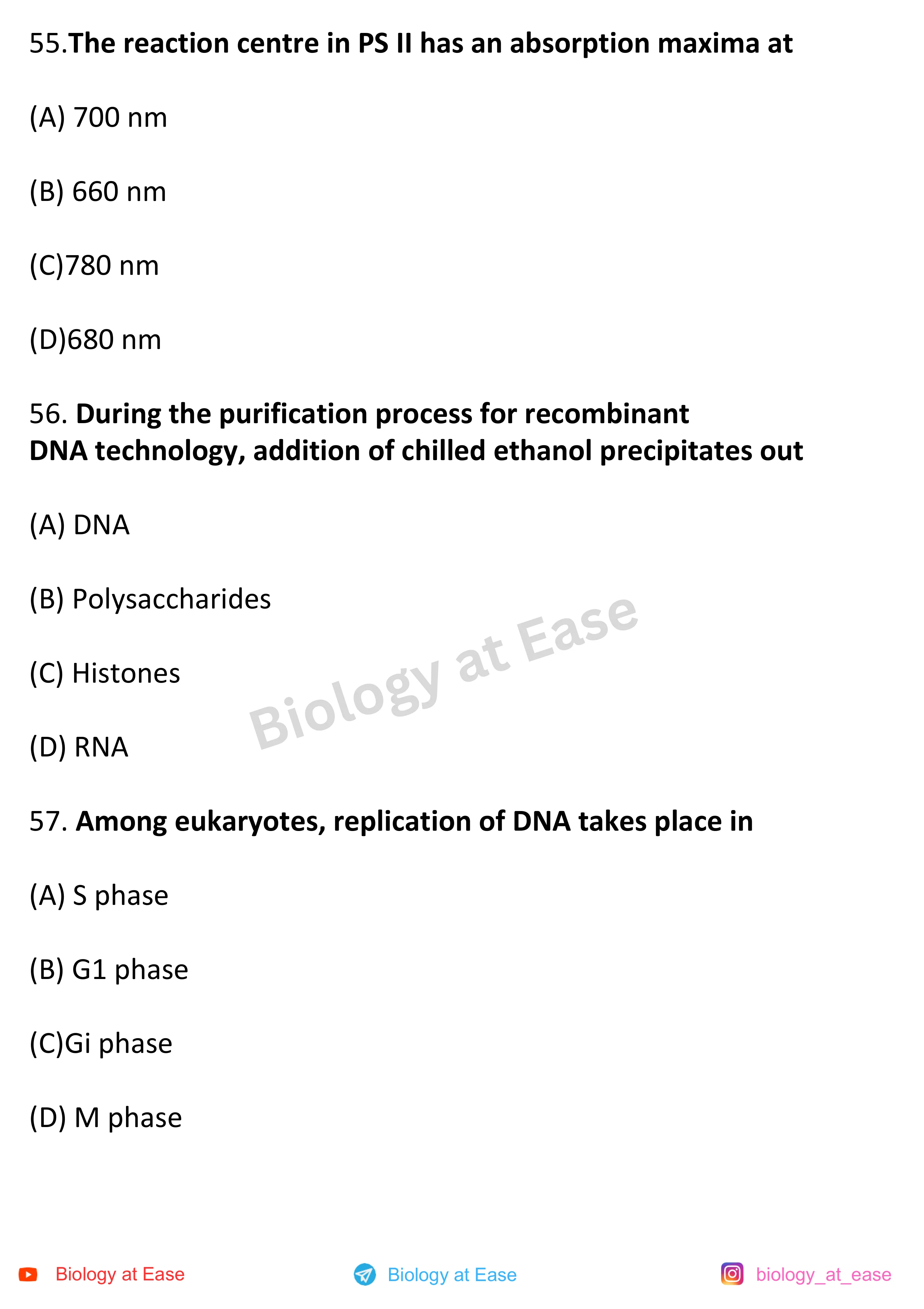 NEET Biology PYQs Mock question sheet image 19