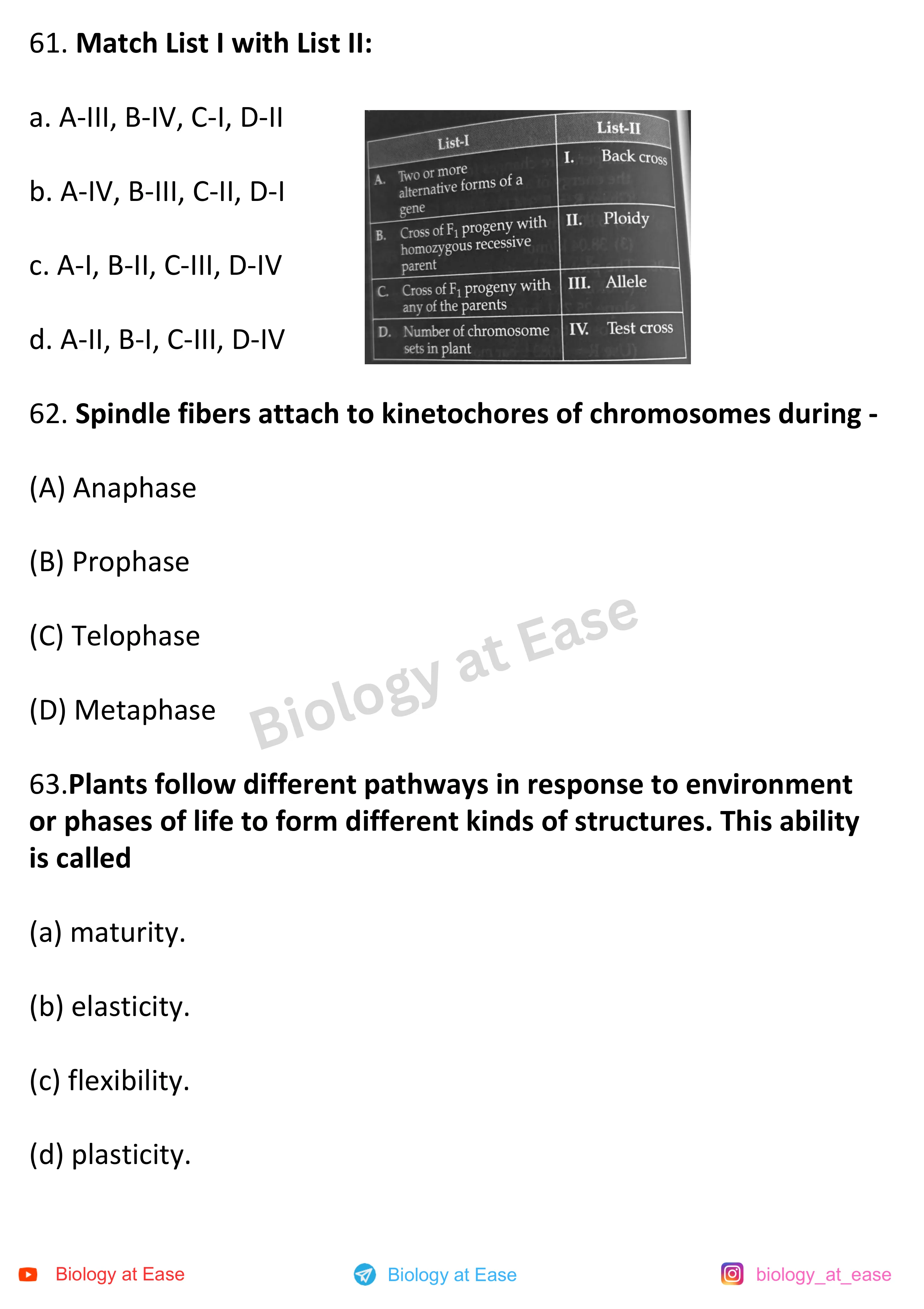 NEET Biology PYQs Mock question sheet image 21