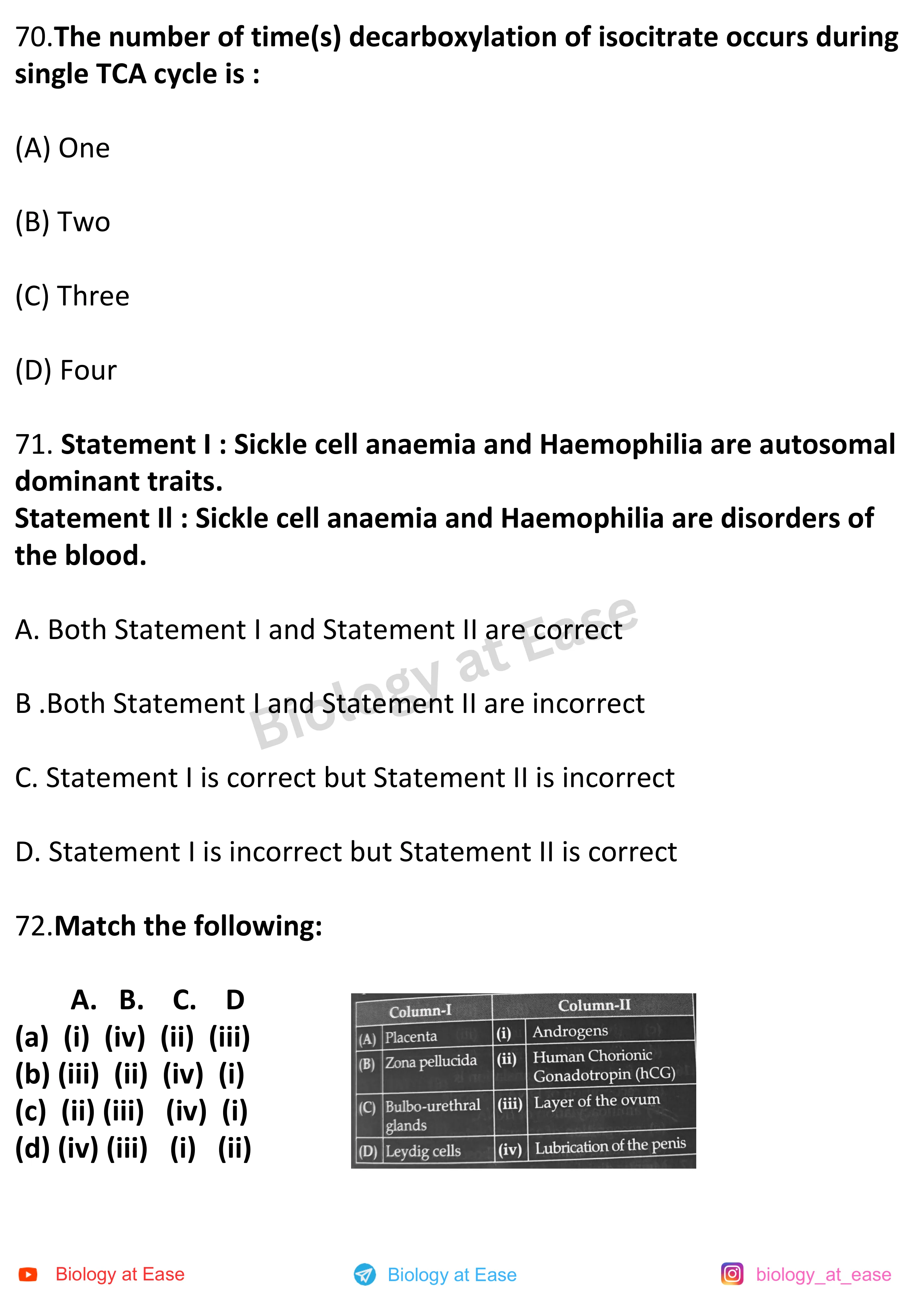 NEET Biology PYQs Mock question sheet image 24