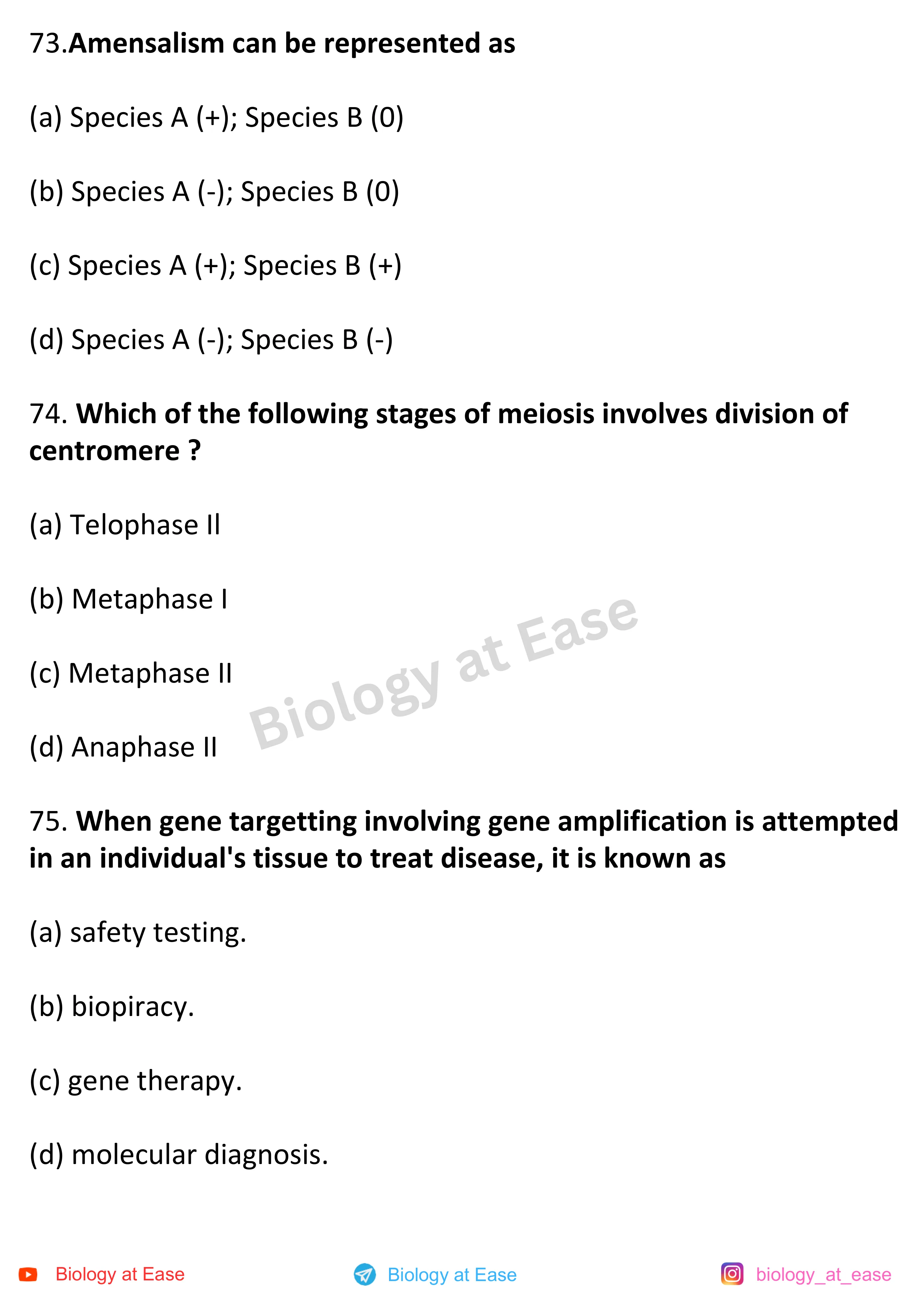 NEET Biology PYQs Mock question sheet image 25