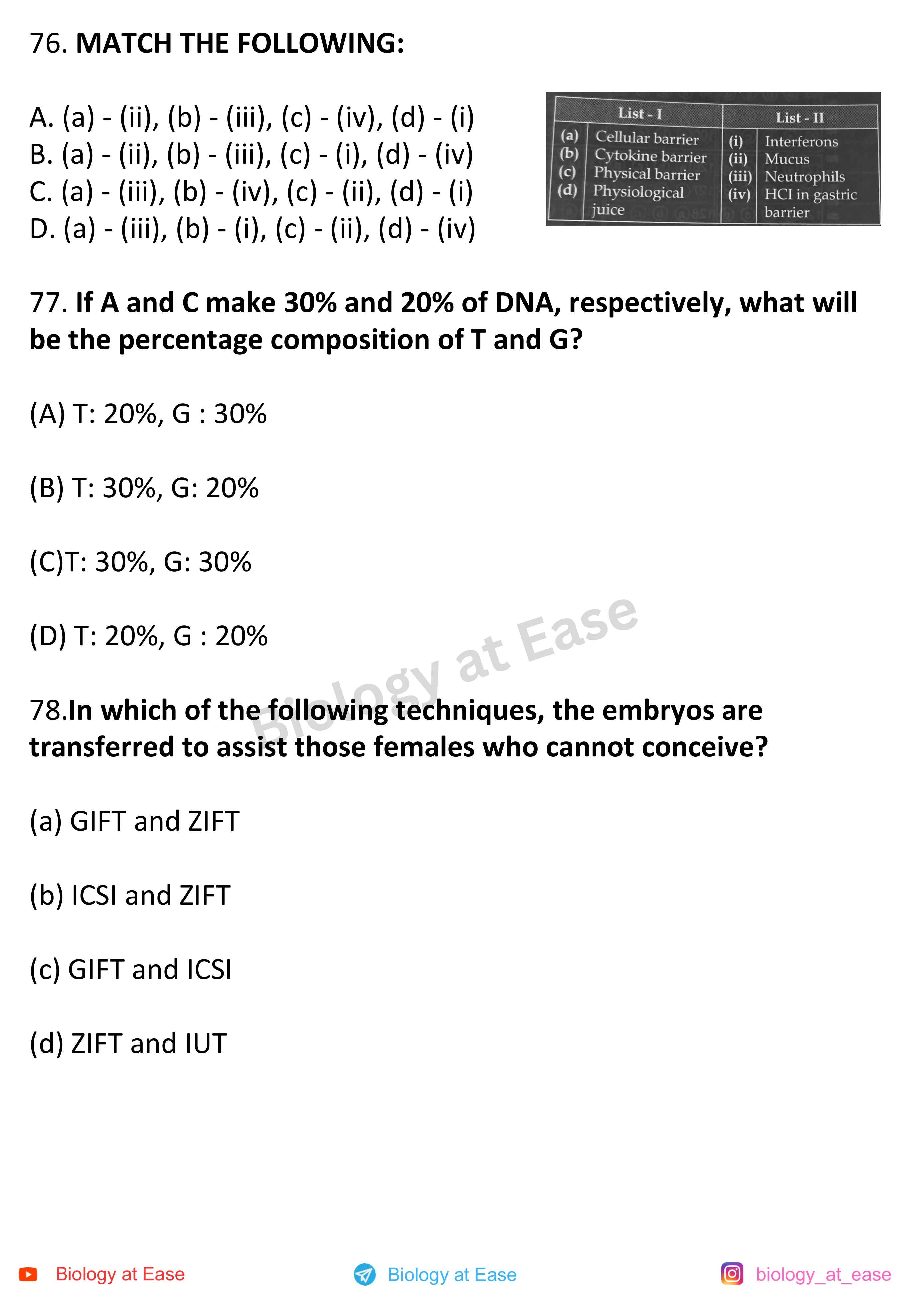 NEET Biology PYQs Mock question sheet image 26