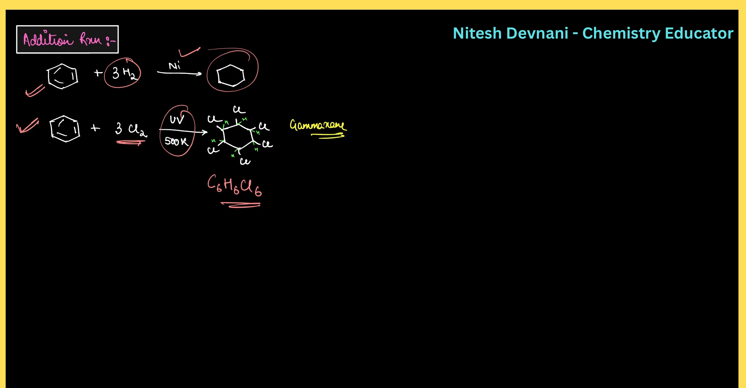 Hydrocarbons RENEET - Nitesh Devnani question sheet image 25