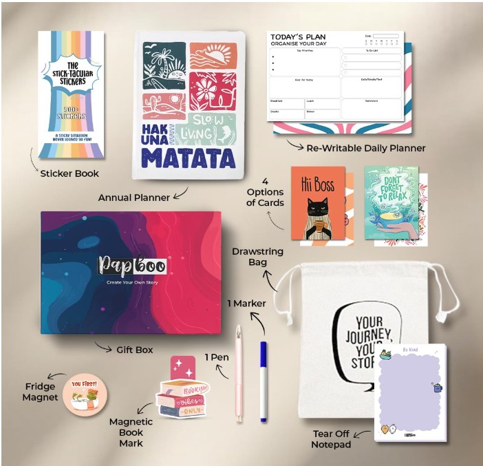 Undated Planner Inside layout